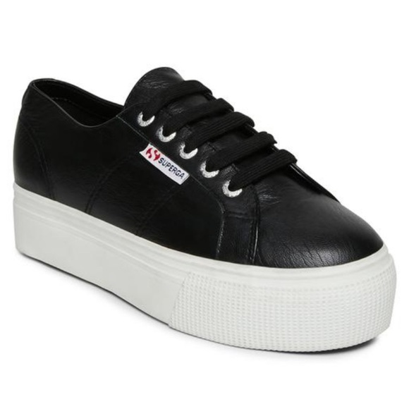 Superga 2790 - NAPPA BLACK LEATHER - Picture 1 of 11